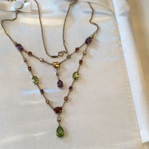 Multi gemstone necklace